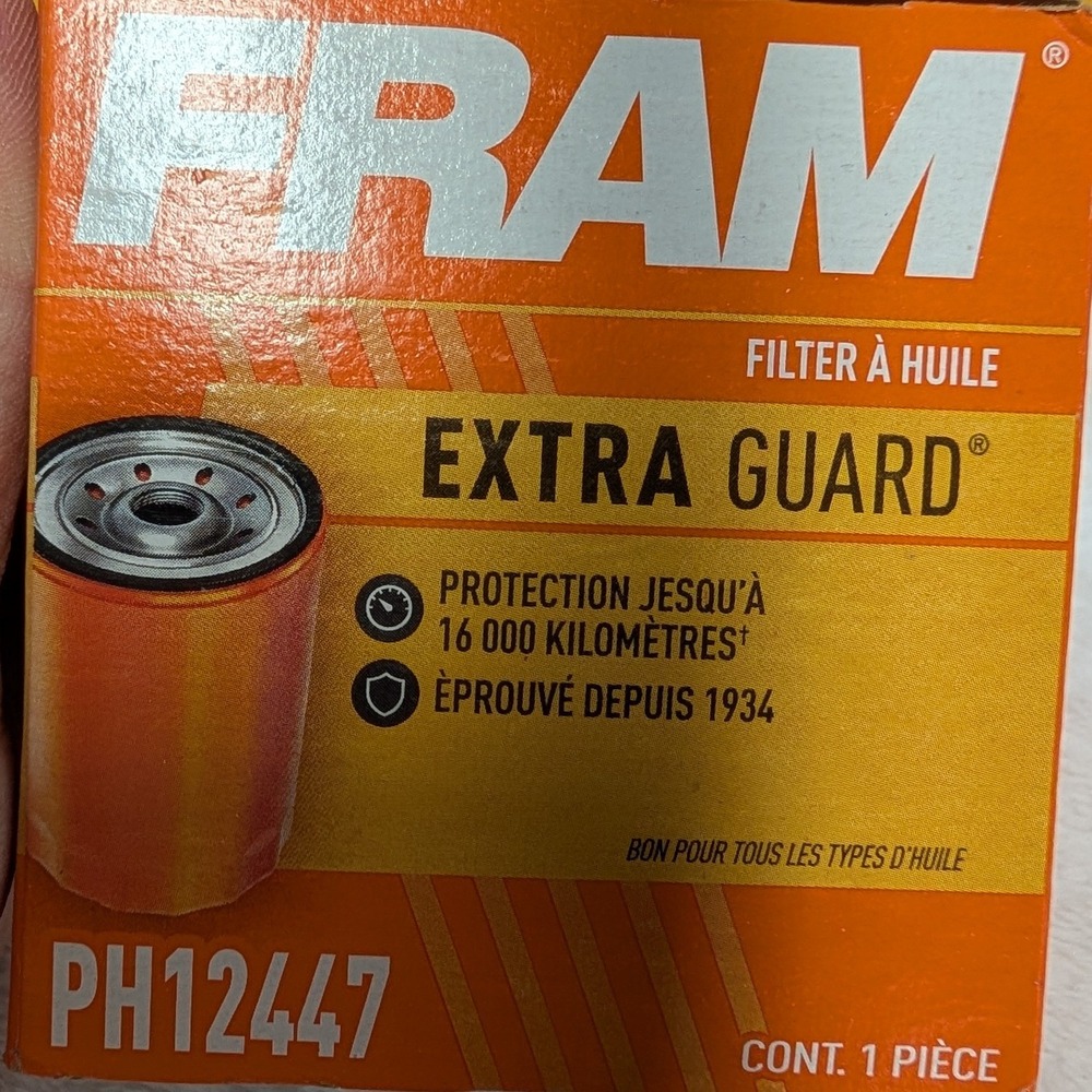 FRAM Extra Guard Oil‎ Filter PH12447 10000 Mile Engine Protection Made in USA
